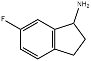 6-氟-1-茚胺 结构式