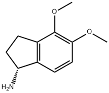 (R)-4,5-DIMETHOXY-INDAN-1-YLAMINE 结构式