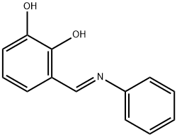 1,2-Benzenediol, 3-[(phenylimino)methyl]-, (E)- (9CI) 结构式