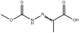 Hydrazinecarboxylic acid, (1-carboxyethylidene)-, 1-methyl ester (9CI) 结构式