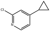 2-氯-4-环丙基吡啶 结构式