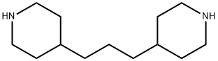 1,3-二(4-哌啶基)丙烷 结构式