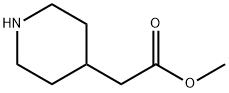 4-哌啶乙酸甲酯 结构式
