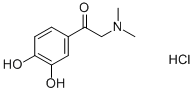 Α-二甲氨基-3',4'-二羟基苯乙酮盐酸盐 结构式