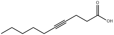 4-Decynoic acid 结构式