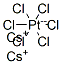 dicesium hexachloroplatinate  结构式