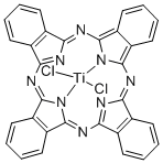 酞菁二氯化钛(IV) 结构式