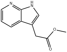 2-(1H-吡咯并[2,3-B]吡啶-3-基)乙酸甲酯 结构式