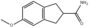 1H-Indene-2-carboxamide,  2,3-dihydro-5-methoxy- 结构式