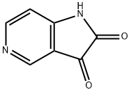 1H-吡咯并[3,2-C]吡啶-2,3-二酮(9CI) 结构式