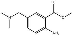 Benzoic acid, 2-amino-5-[(dimethylamino)methyl]-, methyl ester (9CI) 结构式