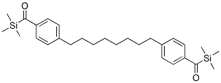 Octane, 1,8-bis[4-(trimethylsilylcarbonyl)phenyl]- 结构式