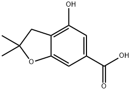 4-Hydroxy-2,2-dimethyl-2,3-dihydrobenzofuran-6-carboxylicacid