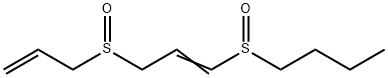 1-[(E)-3-prop-2-enylsulfinylprop-1-enyl]sulfinylbutane 结构式