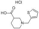 1-噻吩-2-甲基哌啶-3-羧酸盐酸盐 结构式