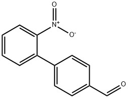 2'-硝基-[1,1'-联苯]-4-甲醛 结构式