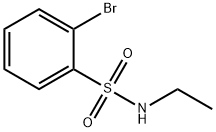 2-溴-N-乙基苯磺酰胺 结构式