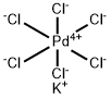 六氯钯酸钾 结构式