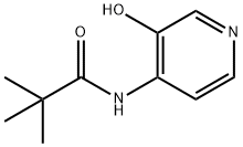 N-(3-羟吡啶-4-基)棕榈酰胺 结构式