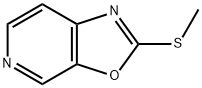 2-甲基硫基 [ 1,3 ] 恶唑酮[5,4-C]吡啶 结构式