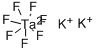 氟钽酸钾 结构式