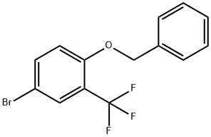 4-溴-2-三氟甲基苯苄醚 结构式