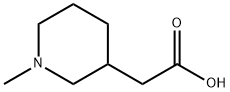 N-甲基-哌啶-3-乙酸 结构式