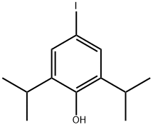 4-碘-2,6-二异丙基苯酚 结构式
