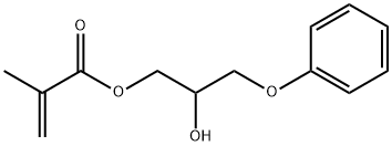 甲基丙烯酸-2-羟-3-苯氧基丙酯 结构式
