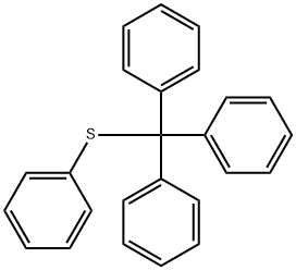 Phenyl(triphenylmethyl) sulfide 结构式