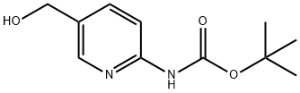 2-(BOC-氨基)-5-吡啶甲醇 结构式