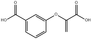 3-[(1-Carboxyvinyl)oxy]benzoic acid 结构式