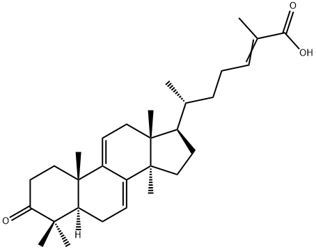 3-Oxolanosta-7,9(11),24-trien-26-oic acid 结构式