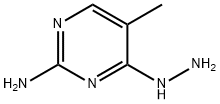 4(1H)-Pyrimidinone, 2-amino-5-methyl-, hydrazone (9CI) 结构式