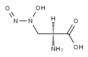3-(羟基亚硝基氨基)丙氨酸 结构式