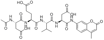 AC-ASP-GLU-VAL-ASP-7-氨基-4-甲基香豆素 结构式