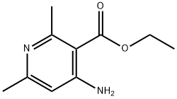 3-Pyridinecarboxylicacid,4-amino-2,6-dimethyl-,ethylester(9CI) 结构式