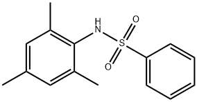 N-(2,4,6-三甲基苯基)苯磺酰胺 结构式