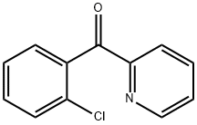 (2-氯苯基)(吡啶-2-基)甲酮 结构式