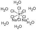 SODIUM HEXACHLOROIRIDATE(IV) HEXAHYDRATE 结构式