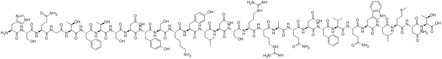 胰高血糖素 结构式