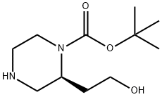 (S)-1-BOC-2-(2-羟乙基)哌嗪 结构式