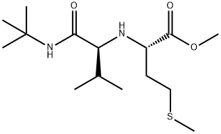 L-Methionine, N-[1-[[(1,1-dimethylethyl)amino]carbonyl]-2-methylpropyl]-, methyl ester, (S)- (9CI) 结构式