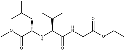 Glycine, N-[N-[1-(methoxycarbonyl)-3-methylbutyl]-L-valyl]-, ethyl ester, (S)- (9CI) 结构式