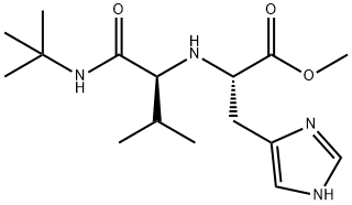 L-Histidine, N-[1-[[(1,1-dimethylethyl)amino]carbonyl]-2-methylpropyl]-, methyl ester, (S)- (9CI) 结构式