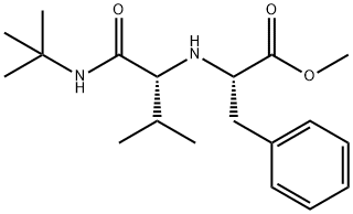 L-Phenylalanine, N-[1-[[(1,1-dimethylethyl)amino]carbonyl]-2-methylpropyl]-, methyl ester, (R)- (9CI) 结构式