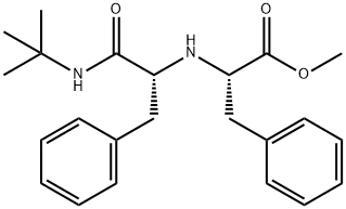 L-Phenylalanine, N-[2-[(1,1-dimethylethyl)amino]-2-oxo-1-(phenylmethyl)ethyl]-, methyl ester, (R)- (9CI) 结构式