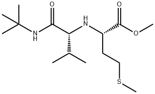 L-Methionine, N-[1-[[(1,1-dimethylethyl)amino]carbonyl]-2-methylpropyl]-, methyl ester, (R)- (9CI) 结构式