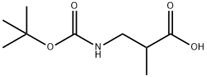 BOC-DL-3-氨基异丁酸 结构式