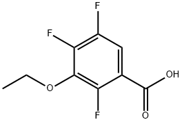 2,4,5-三氟-3-乙氧基苯甲酸 结构式